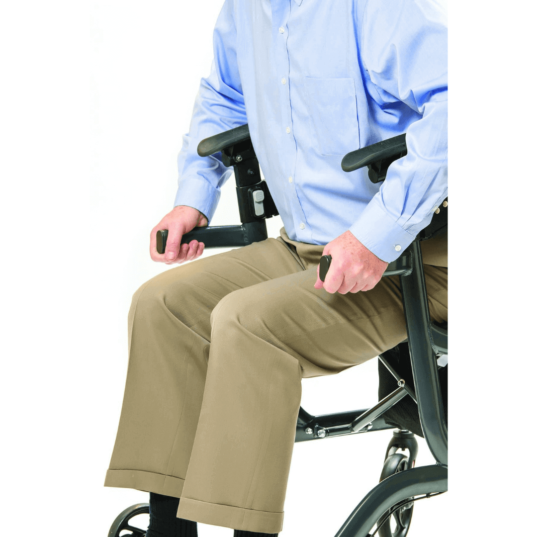 Upright Rolling Walker handles