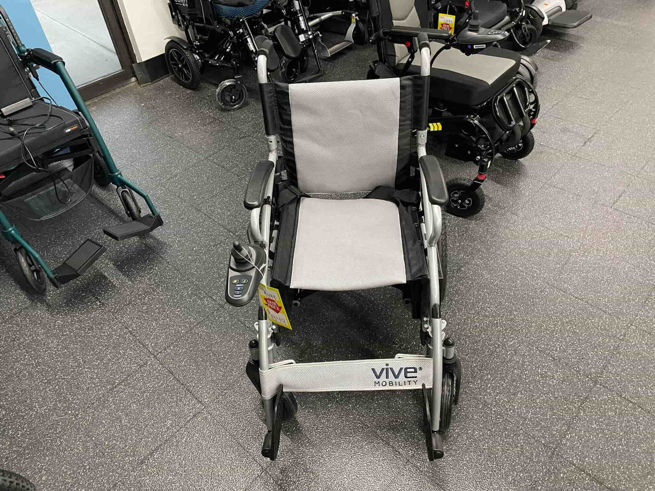 Vive Health Compact Lightweight Folding Portable Power Wheelchair