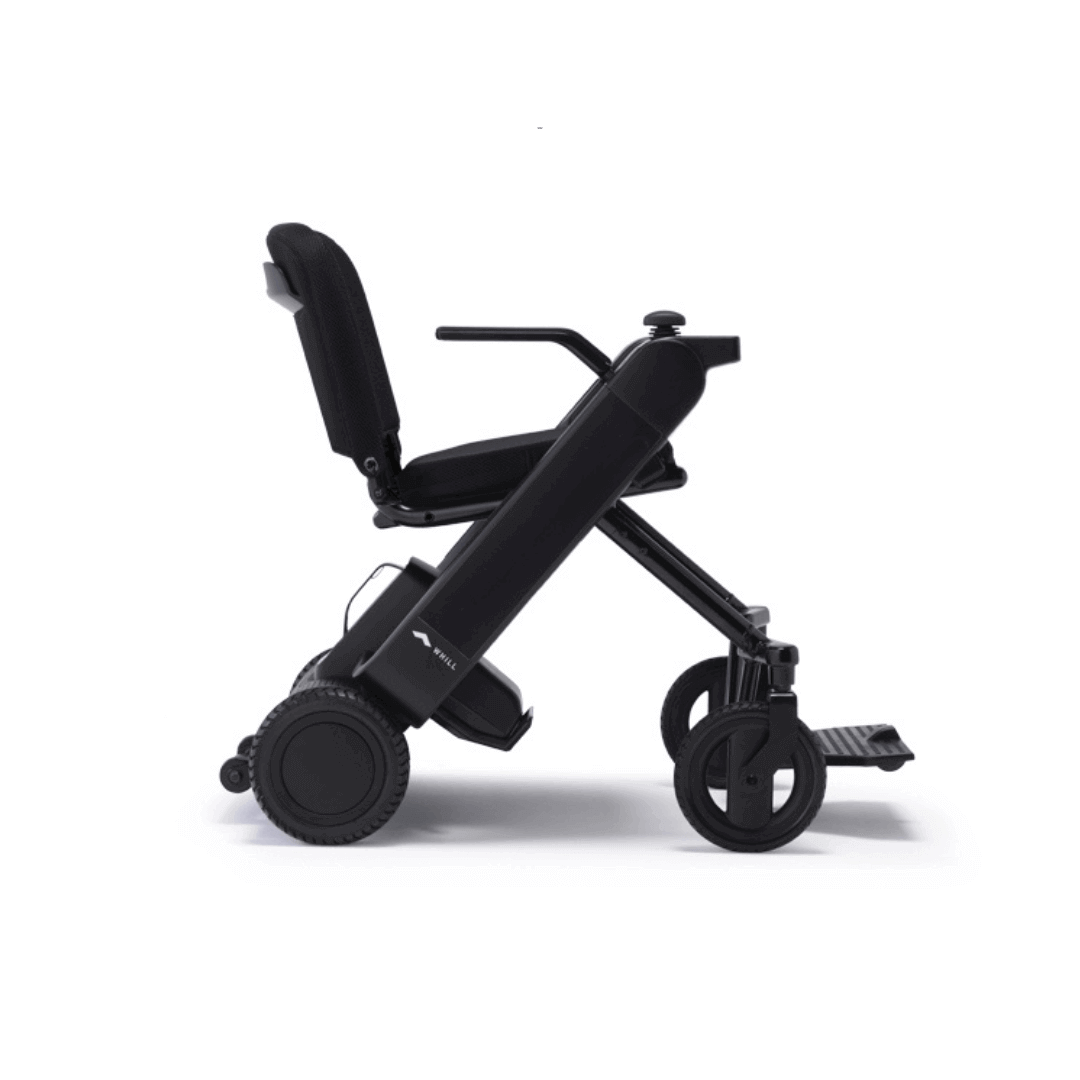 WHILL Model F Travel Power Chair black