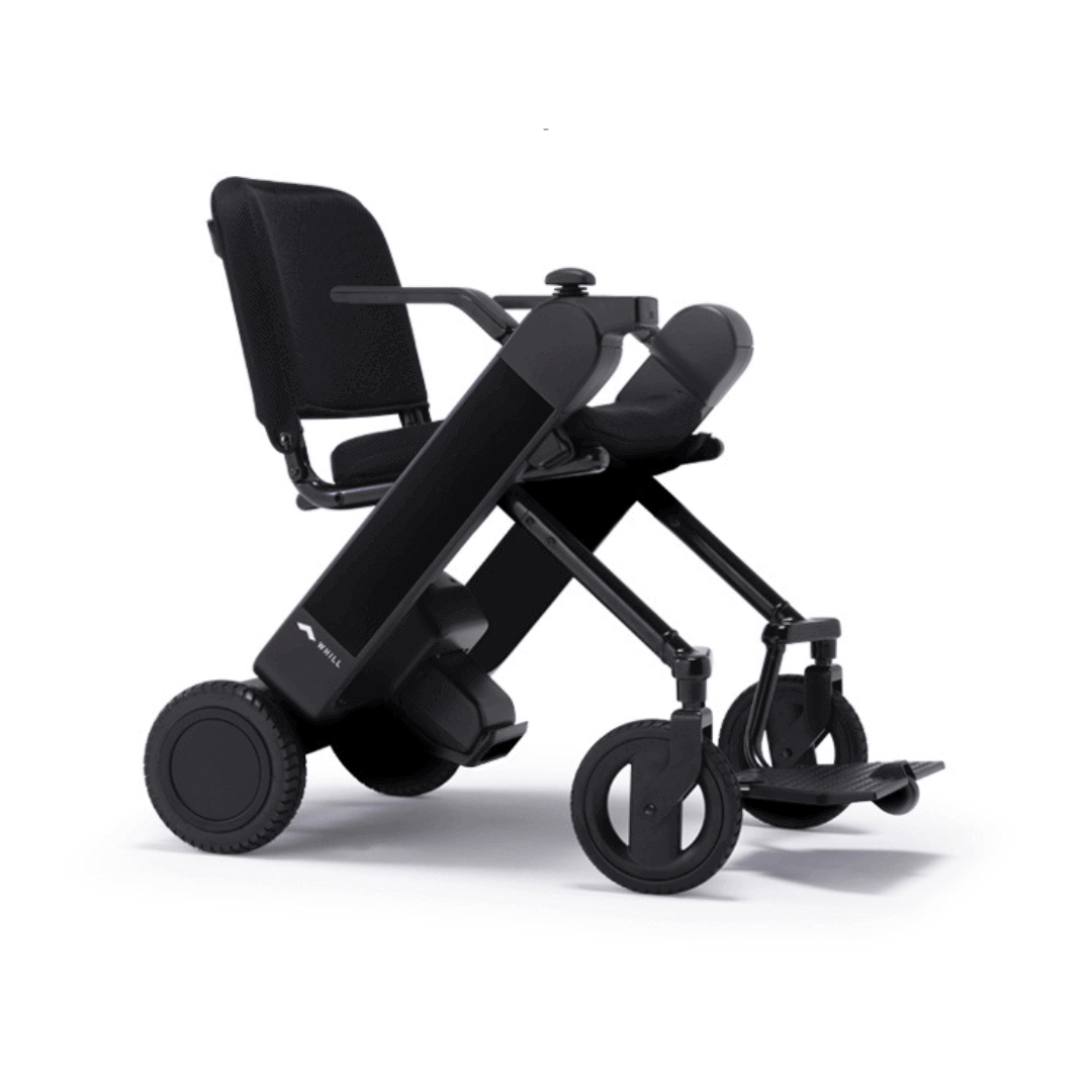 WHILL Model F Travel Power Chair black 2