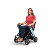 WHILL Model F Travel Power Chair with patient