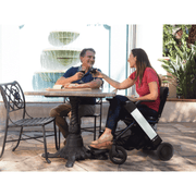 WHILL Model F Travel Power Chair with patient dining