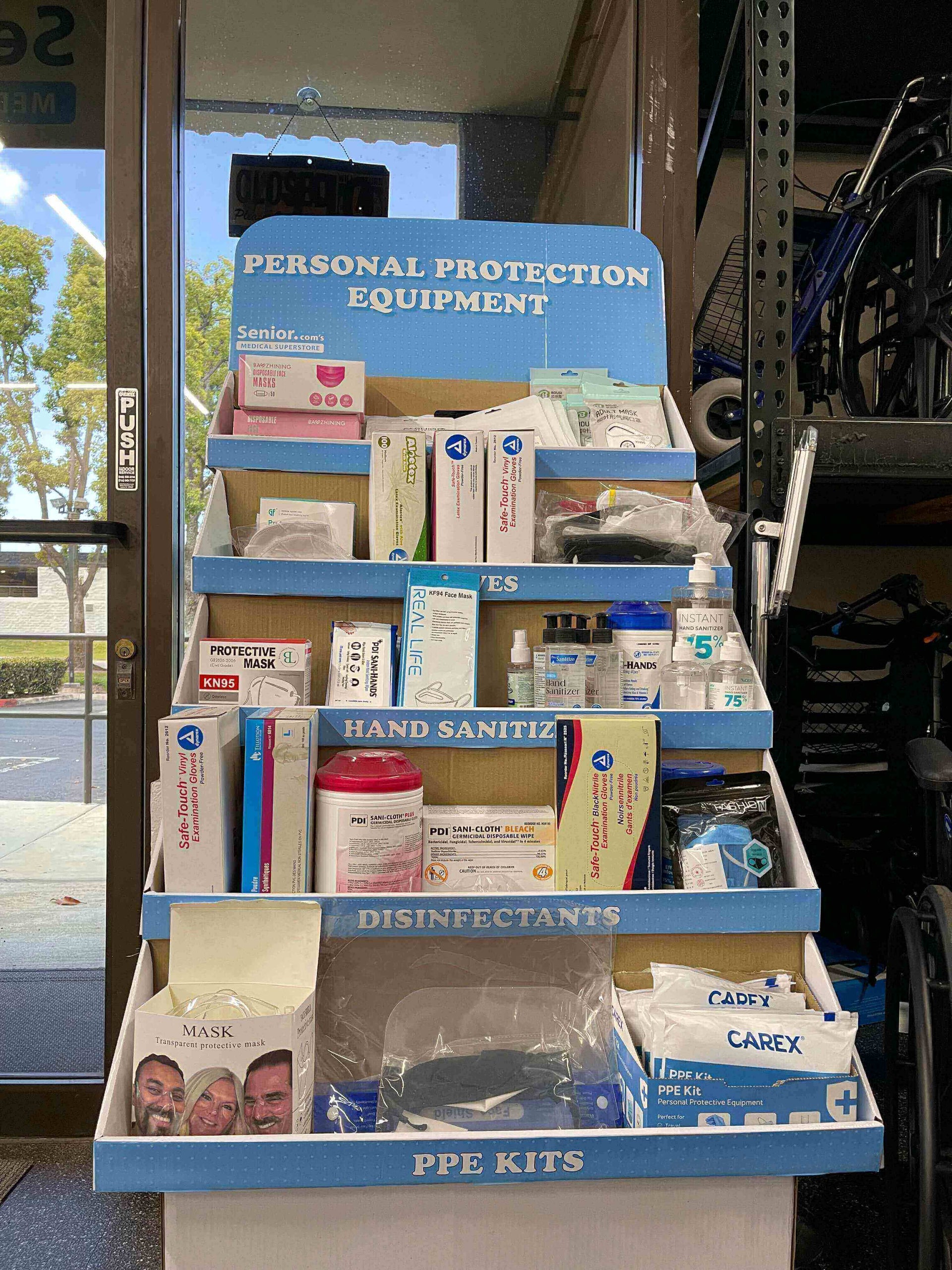 protection equipment in store